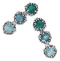 Orecchini Giovanni Raspini Donna Blue Ivy in Argento Cristallo 12433 - 12433